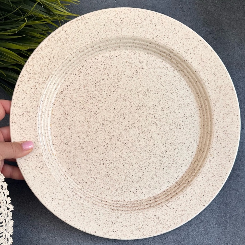 Elegant Cream Dinner Plate